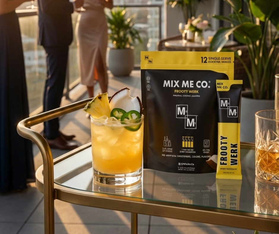 A Tropical Heatwave Cocktail with Frooty Werk by Mix Me Co.
