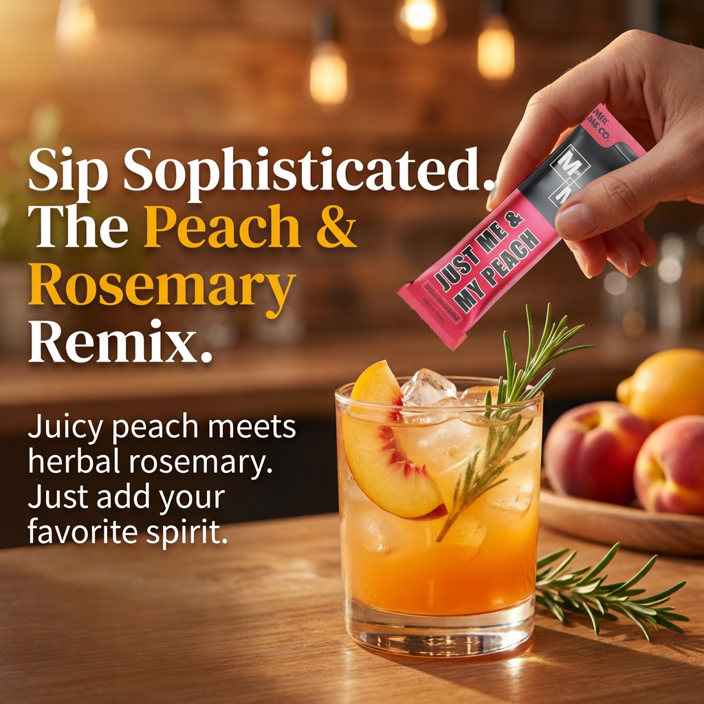 PEACH & ROSEMARY - MAKES 12 DRINKS image 3